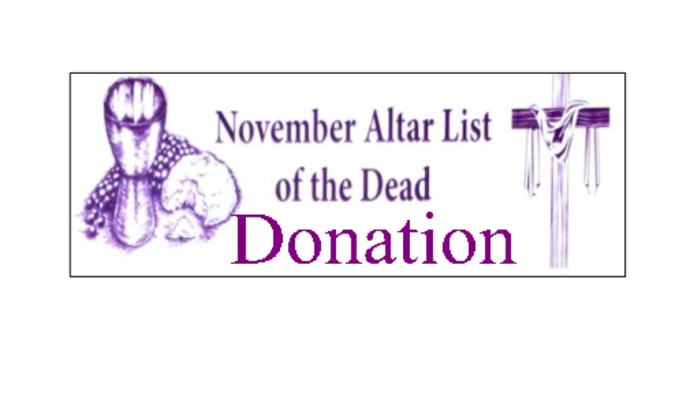 November Dead List Donation