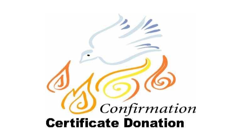 Confirmation Certificate - Donation