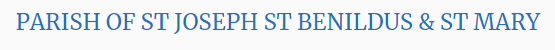 Parish of St.Joseph, St.Benildus & St.Mary